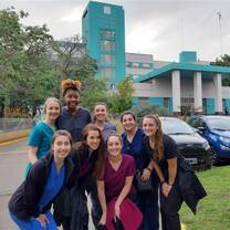 Students on the Arcos Learning Abroad healthcare program in Buenos Aires