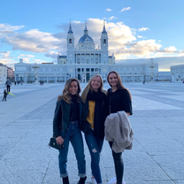 Students exploring Madrid's vibrant culture. 