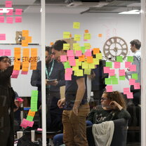 Students in class at PSB Students in class at PSB