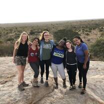 Students enjoying the views in Kruger National Park
