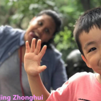 Being with lovely Chinese kid.