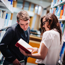 Students in Library Students in Library