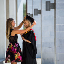 Graduatuates on campus