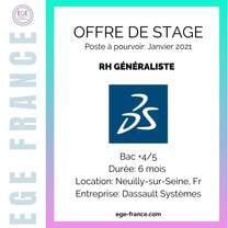 Internship at DS - Internship in France - EGE FRANCE