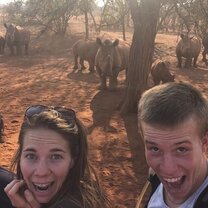 Rhino adventure  Rhino encounter