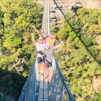 Bungee jumping  Getting ready to Bungee