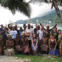 Newfound friends in Vanuatu