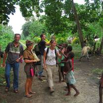Making friends in Vanuatu