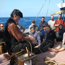 Captain doing workshop