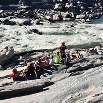 Swimming in the river