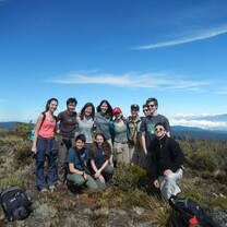 Students in the high altitude Páramo