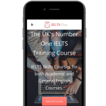 Mobile IELTS course
