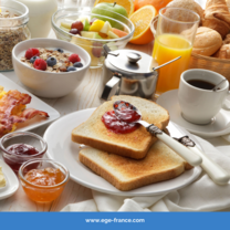 European breakfast-Ege France