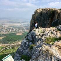 Hiking at Mount Arbel