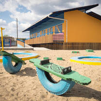 Completed school yard