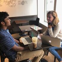 Katherine with Arjun