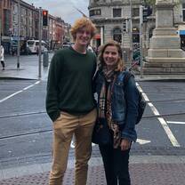 Katherine in Ireland with Brian