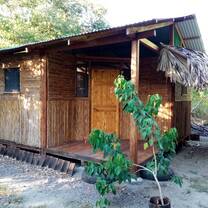 Our rustic cabin (volunteer accommodation)