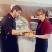 Attention to detail with the chef