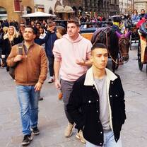 Walking by florence