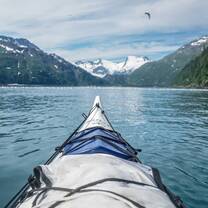 View from a sea kayak 
