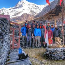 Students posing on a NOLS India Himalayan Mountaineering course.