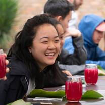 Lunch with local community members