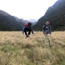 Gap volunteers hiking in the mountains Gap volunteers hiking in the mountains