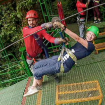 Zip-lining