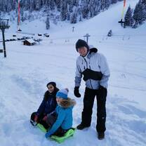 Group of participants in the alps