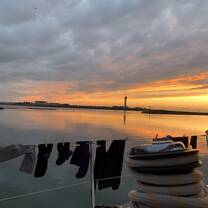 Sunset at the dock