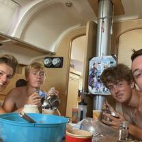 Accommodation on a yacht