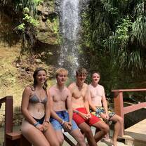 Caribbean waterfalls 