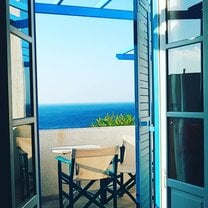 Greek islands - hotel room view