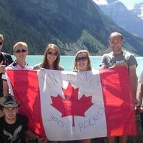 Internex participants at Lake Moraine Canada