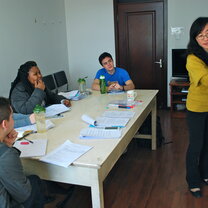 Students in Beijing Language class