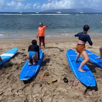 On shore surfing practice
