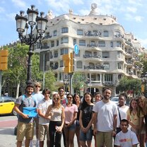 Walking tour in Barcelona