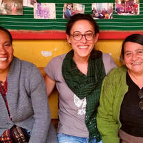 Volunteers work closely with our founders, Oralia and Amparo
