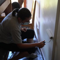 Painting an orphanage  Getting the foster home ready for the children