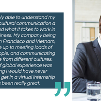 Build global connections on a remote internship