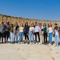 AY Students at Jerash, Jordan
