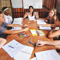 Students learning