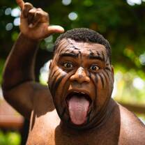 Samoa man smiling