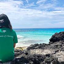 Beach exploring in Hawaii
