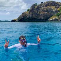 Student snorkeling in Hawaii
