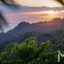 Sunset views of Manuel Antonio National Park