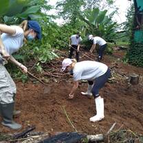 Preparing the land for planting