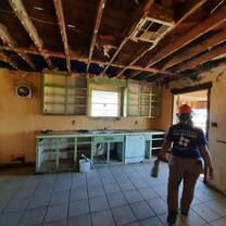 Gutted house