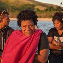 Portrait of a woman in Fiji